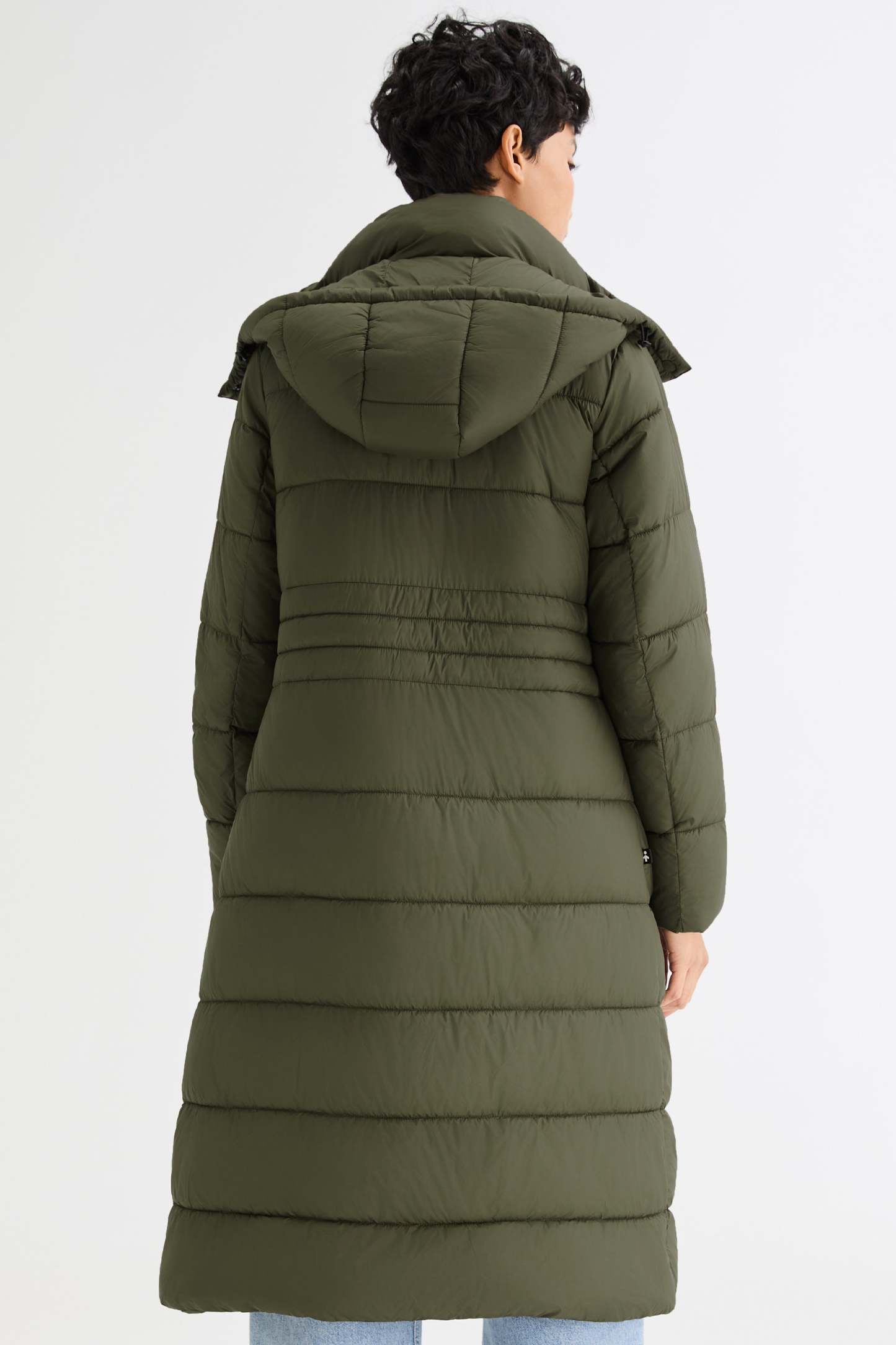 Long Hooded Quilted Lyrella Puffer Jacket