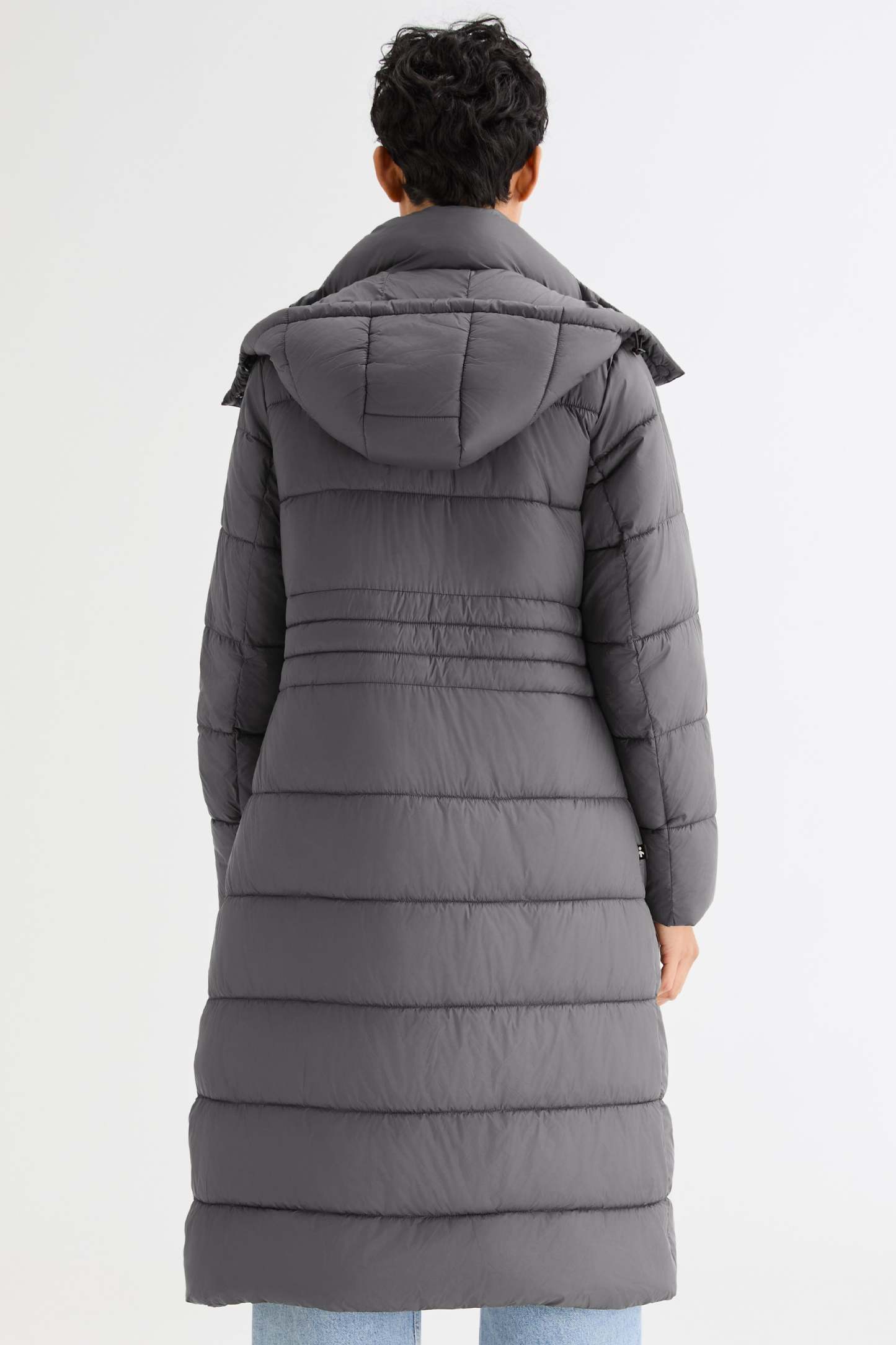 Long Hooded Quilted Lyrella Puffer Jacket