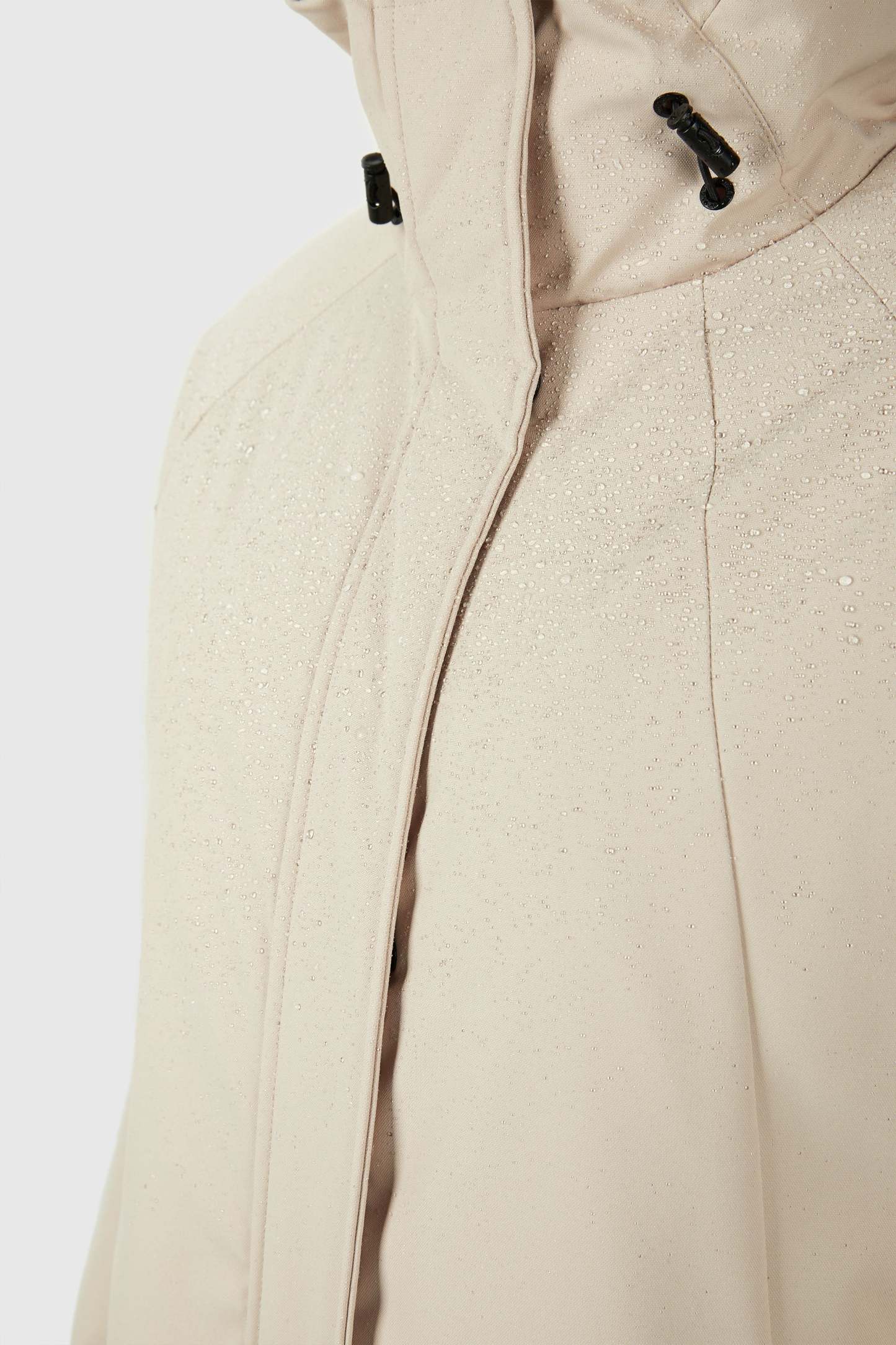 Mid-Length Windproof Parka Coat