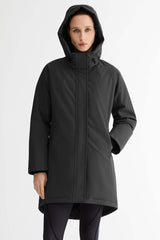 Mid-Length Windproof Parka Coat