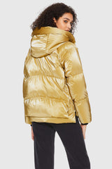 092 Universe® Cropped Crome Down Jacket