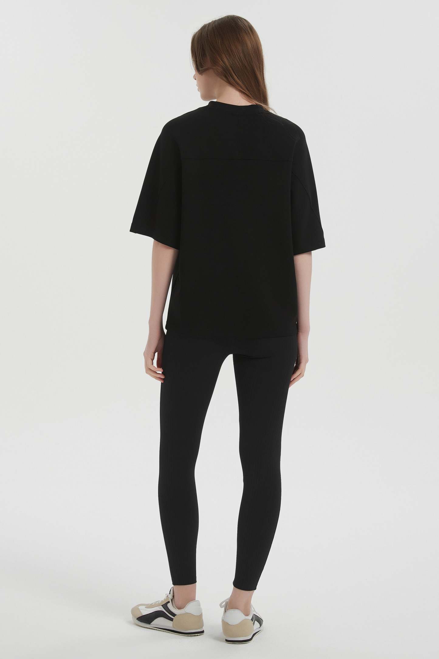 Casual Crew Neck T-Shirt Tops Basic Workout