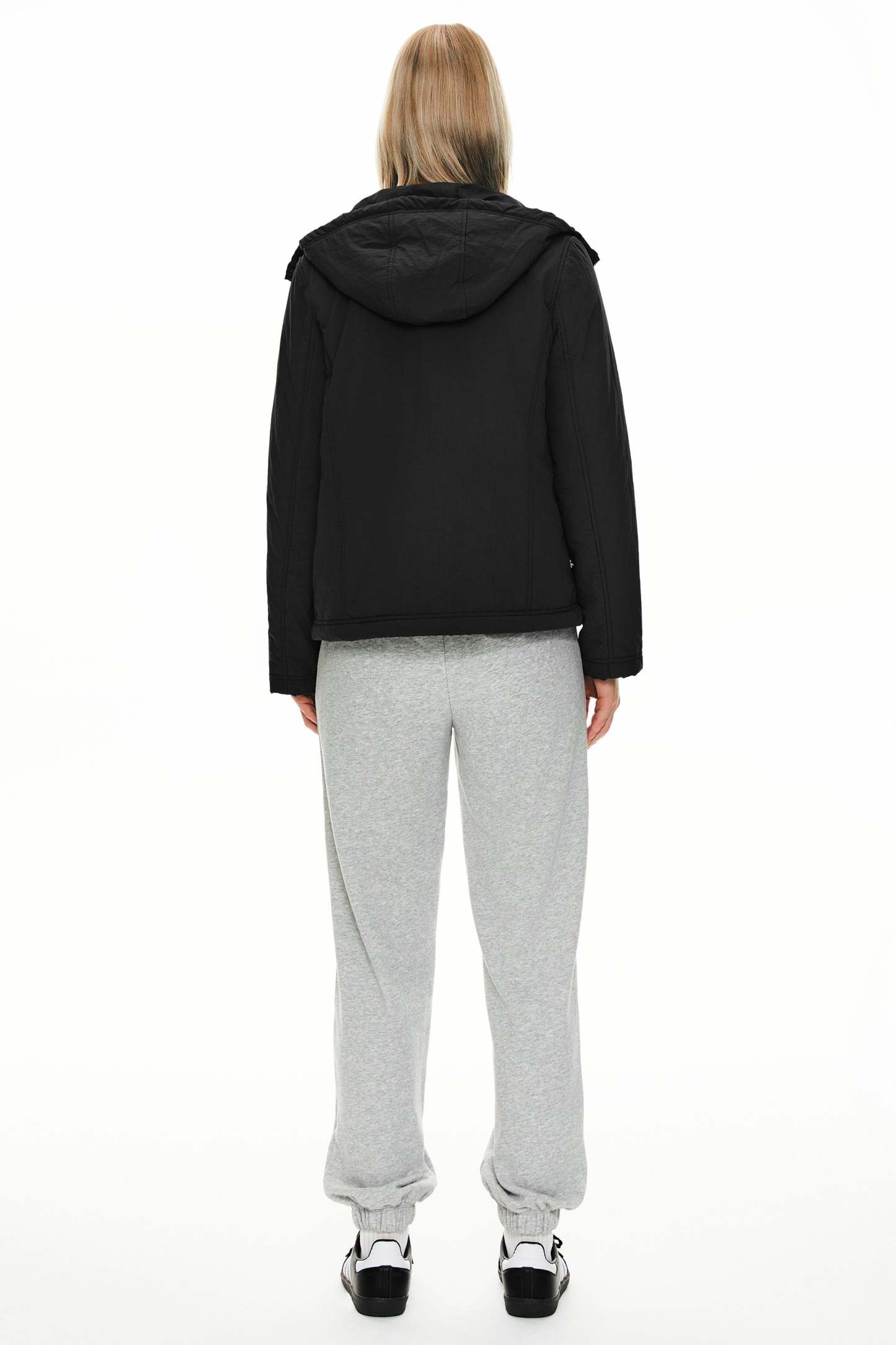 Hooded Lightweight Jacket Zip Up