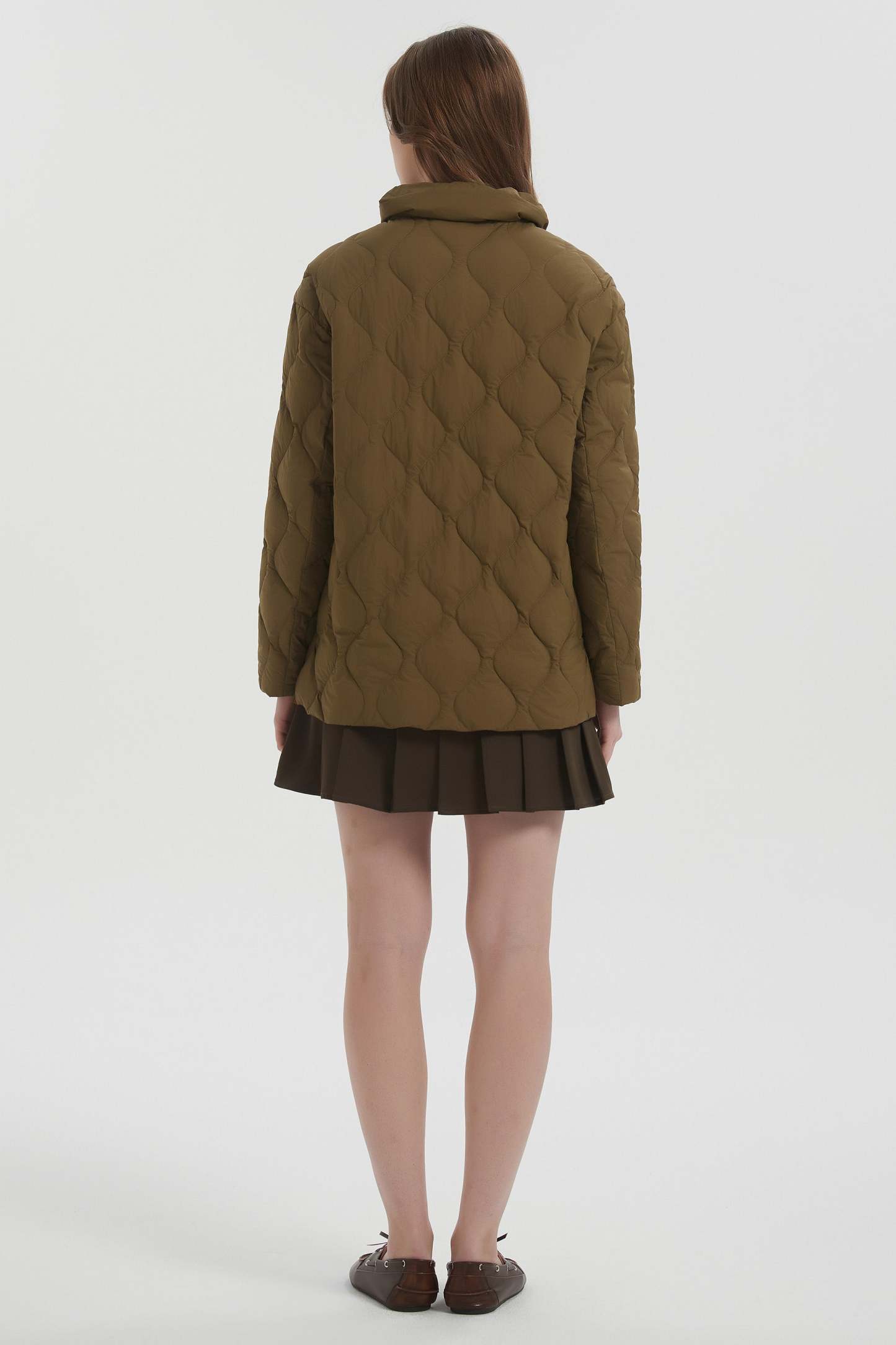 Oversized Down Puffer Jacket Lightweight Quilted