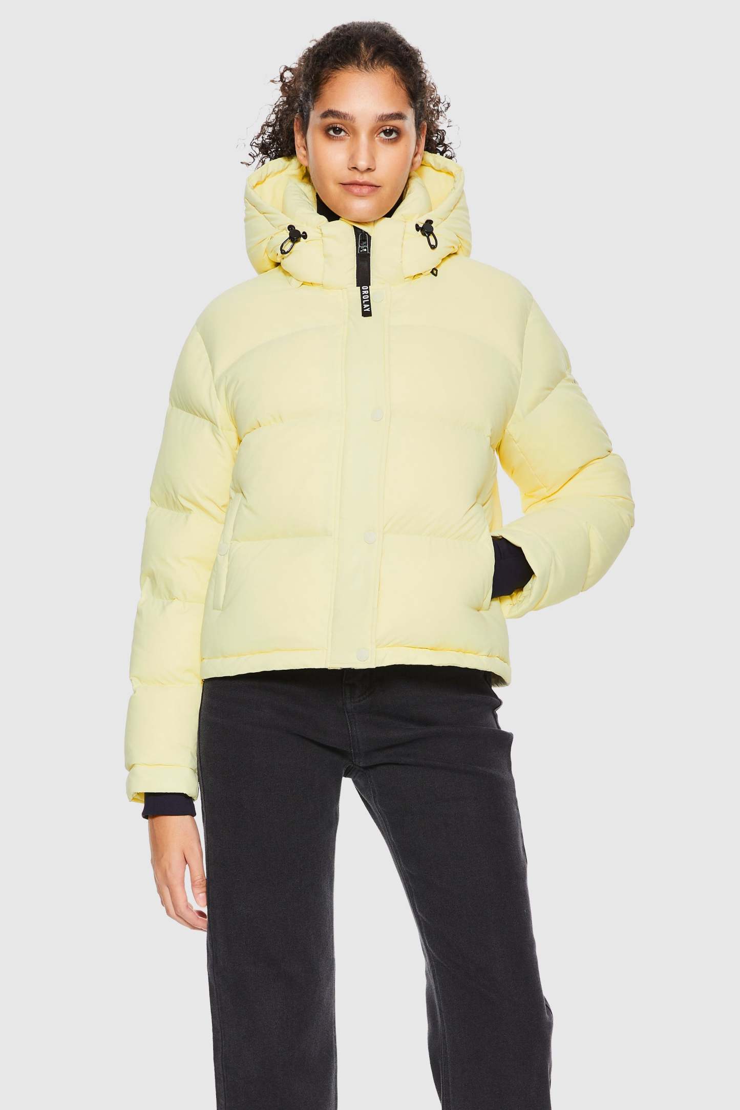 Aurora Cropped Thermal Down Puffer Jacket