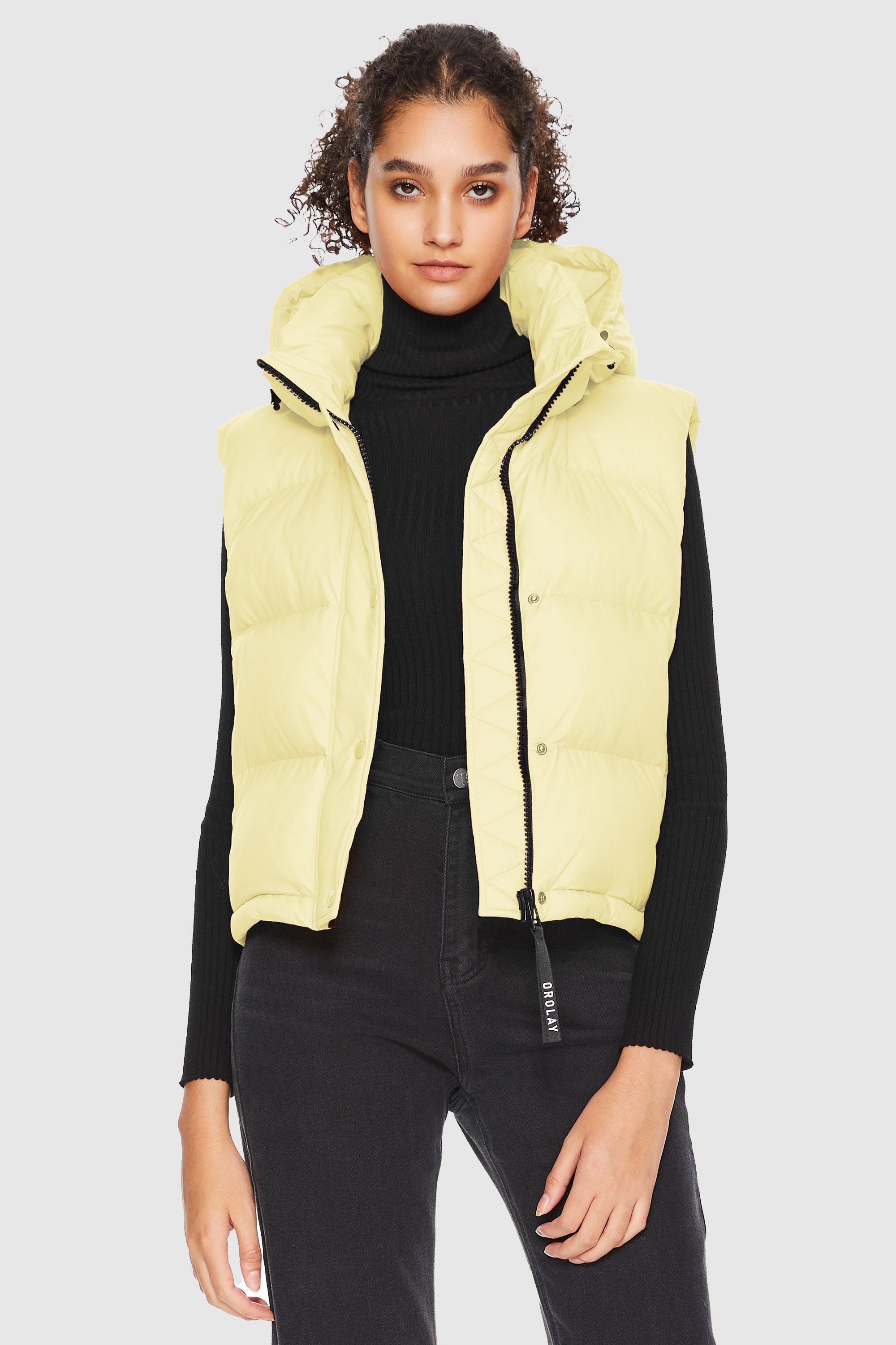 Aurora Hooded Down Puffer Vest