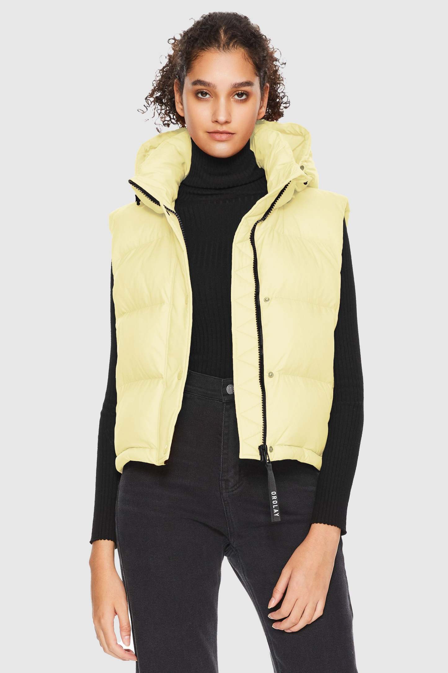 Aurora Hooded Down Puffer Vest