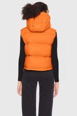 Aurora Hooded Down Puffer Vest