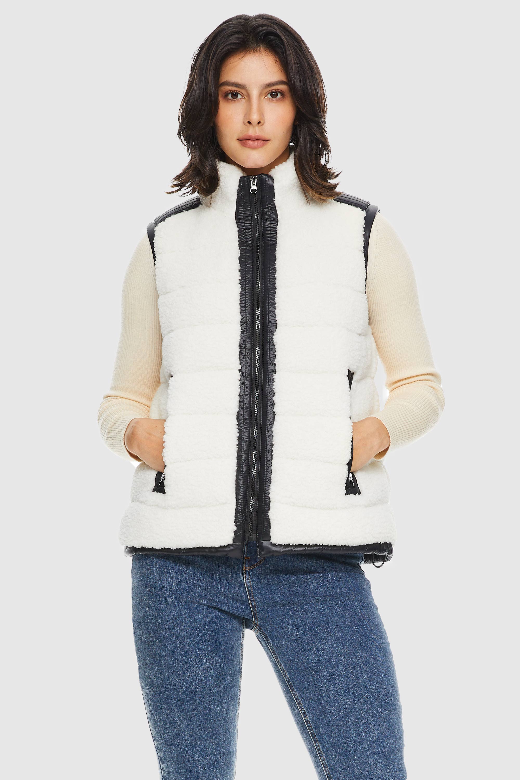 Casual Fleece Down Vest