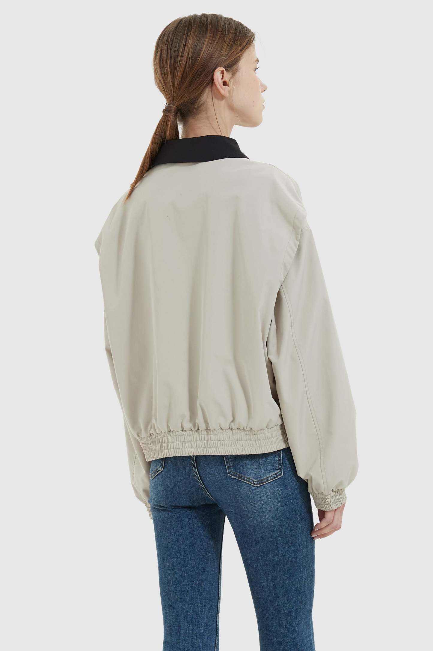 Collared Bomber Jacket