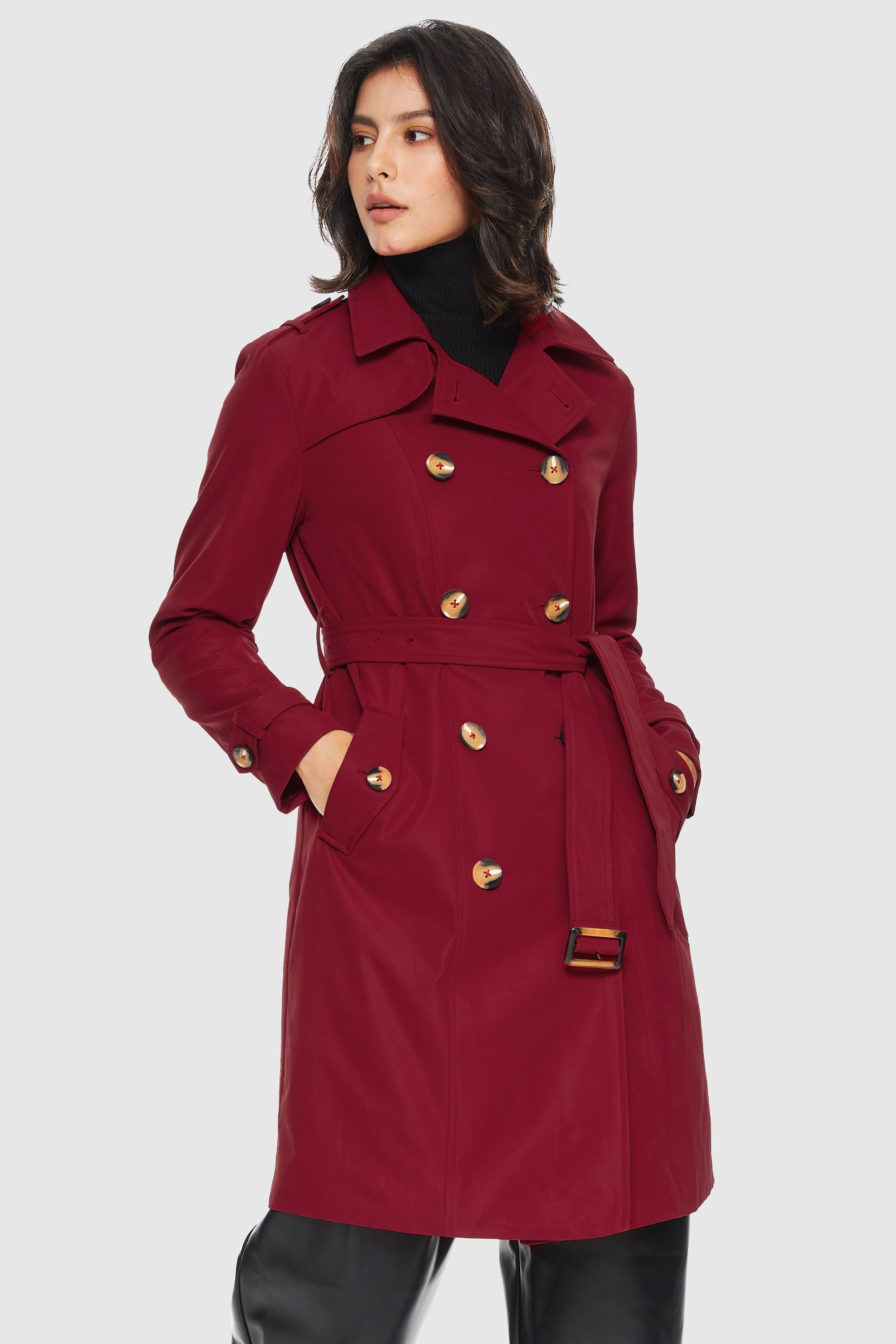 Double-Breasted Hudson Trench