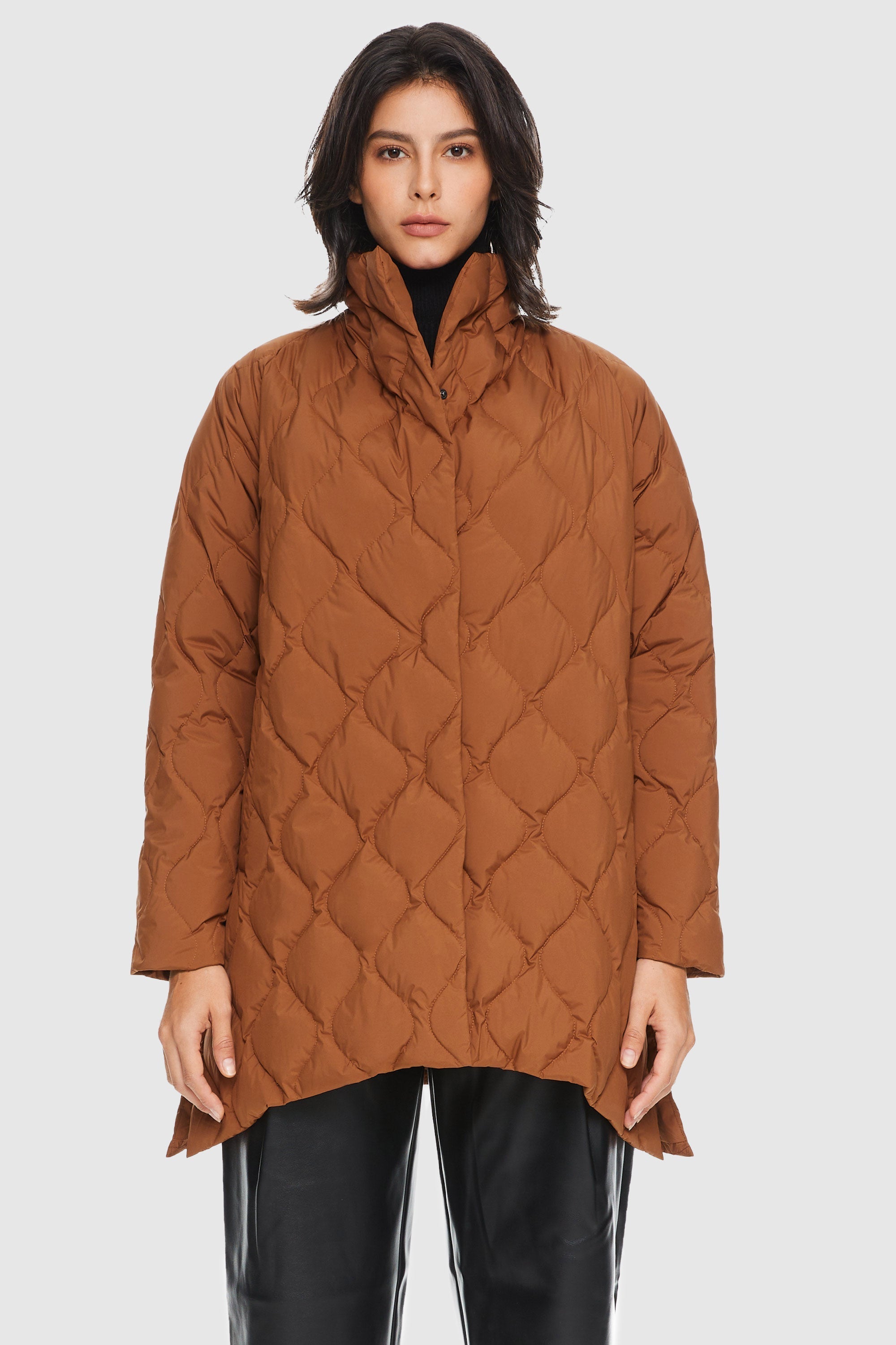 Lightweight Long-Sleeve Down Puffer Jacket