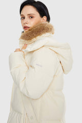 Mid-Length Winter Thickened Puffer Down Jacket