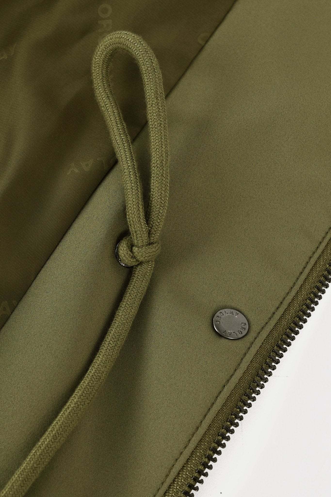 Military Anorak Jacket Zip-Up Windbreaker Active Hooded