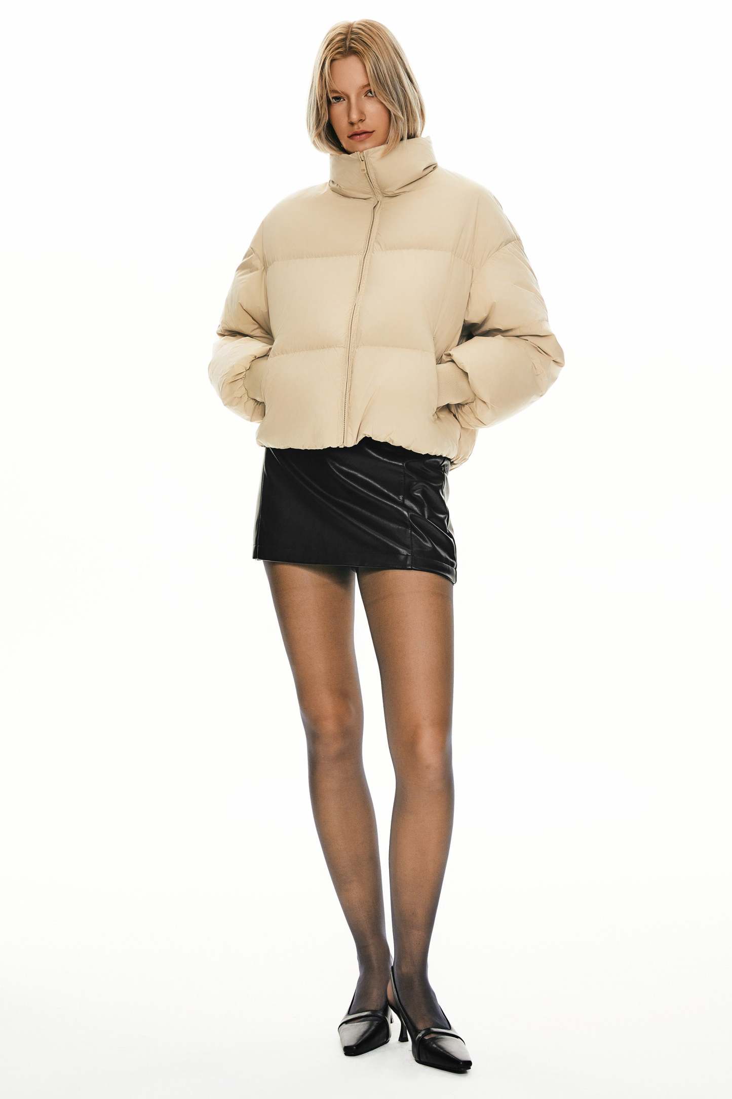 Puff-O® Classics Short Oversized Down Coat