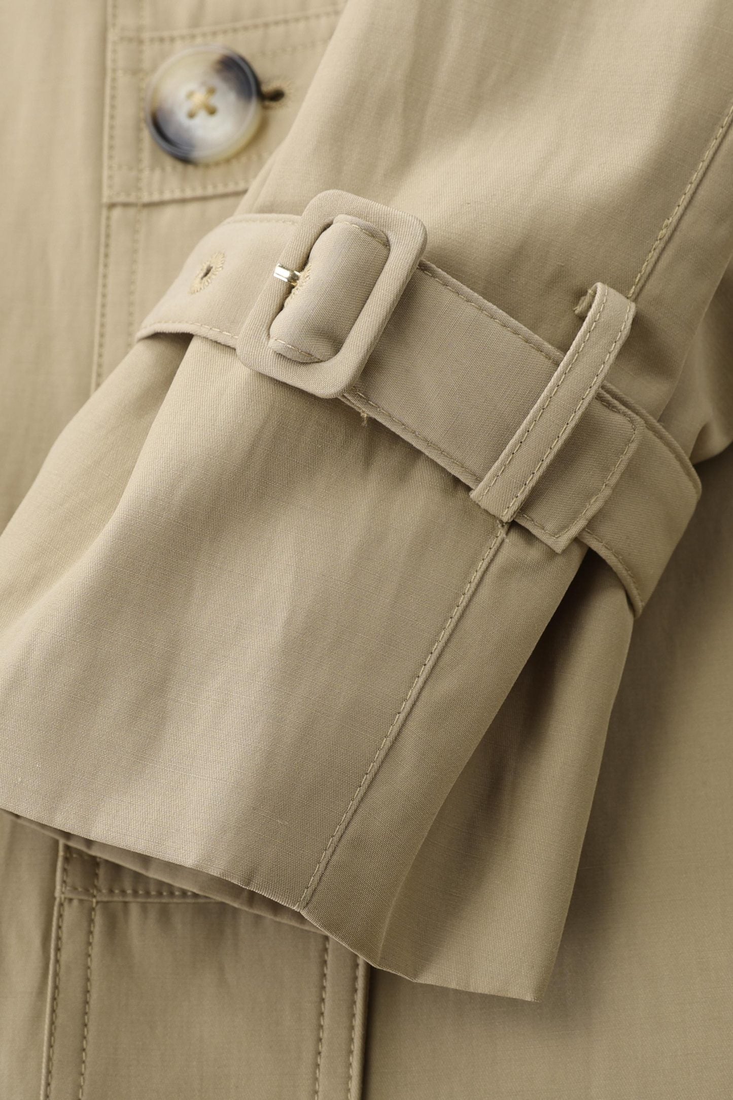 Single-Breasted Belted Hudson Trench