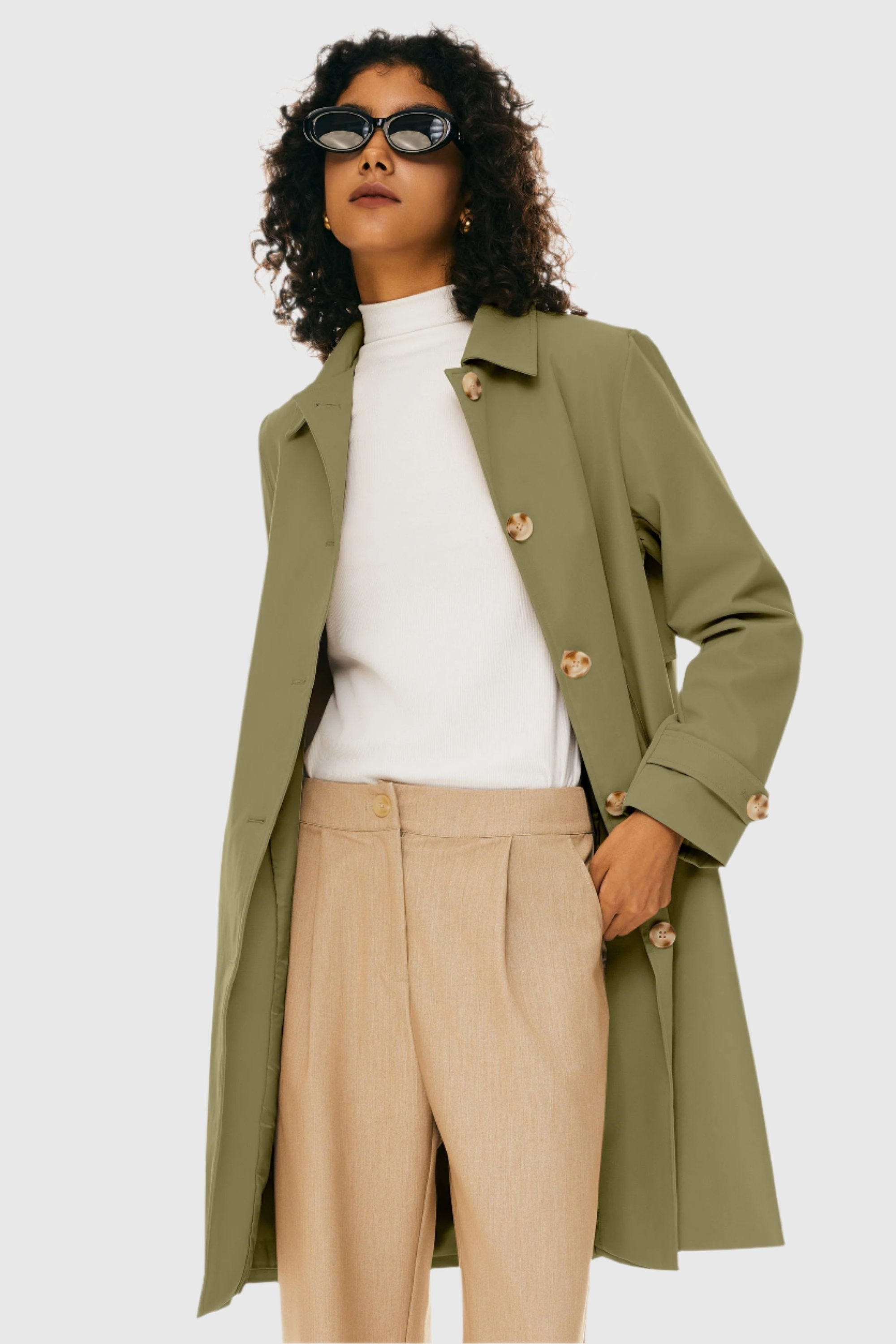 Single-Breasted Hudson Trench