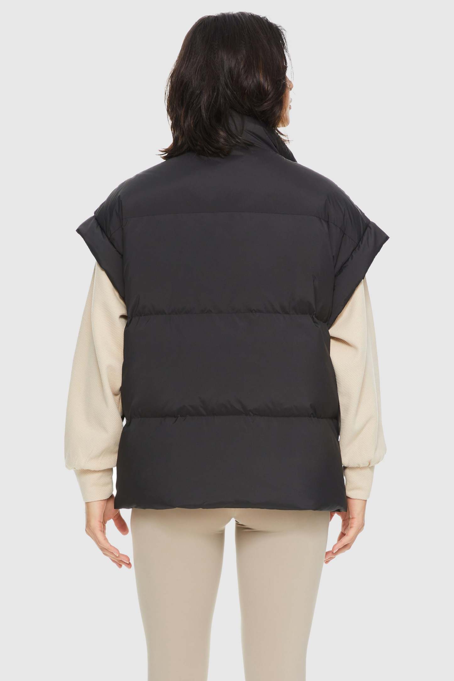 Oversized Sleeveless Classic Puffer Vest