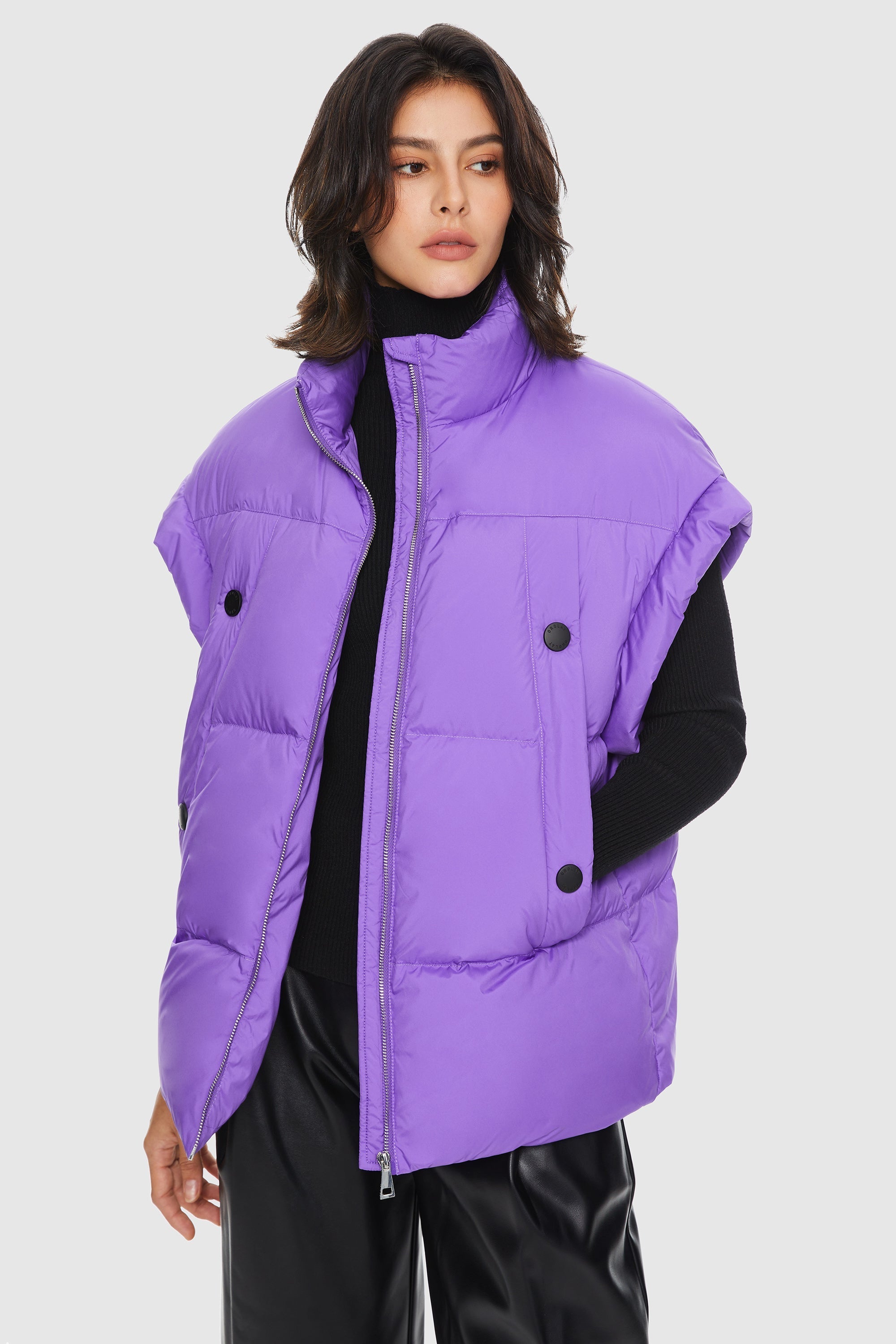 Oversized Sleeveless Classic Puffer Vest