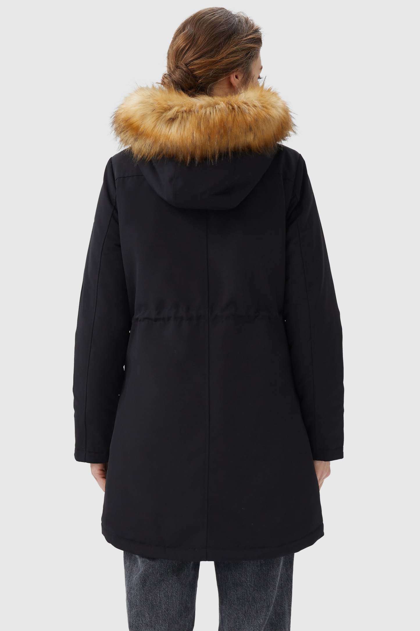 Thickened Fleece Lined Parka Jacket