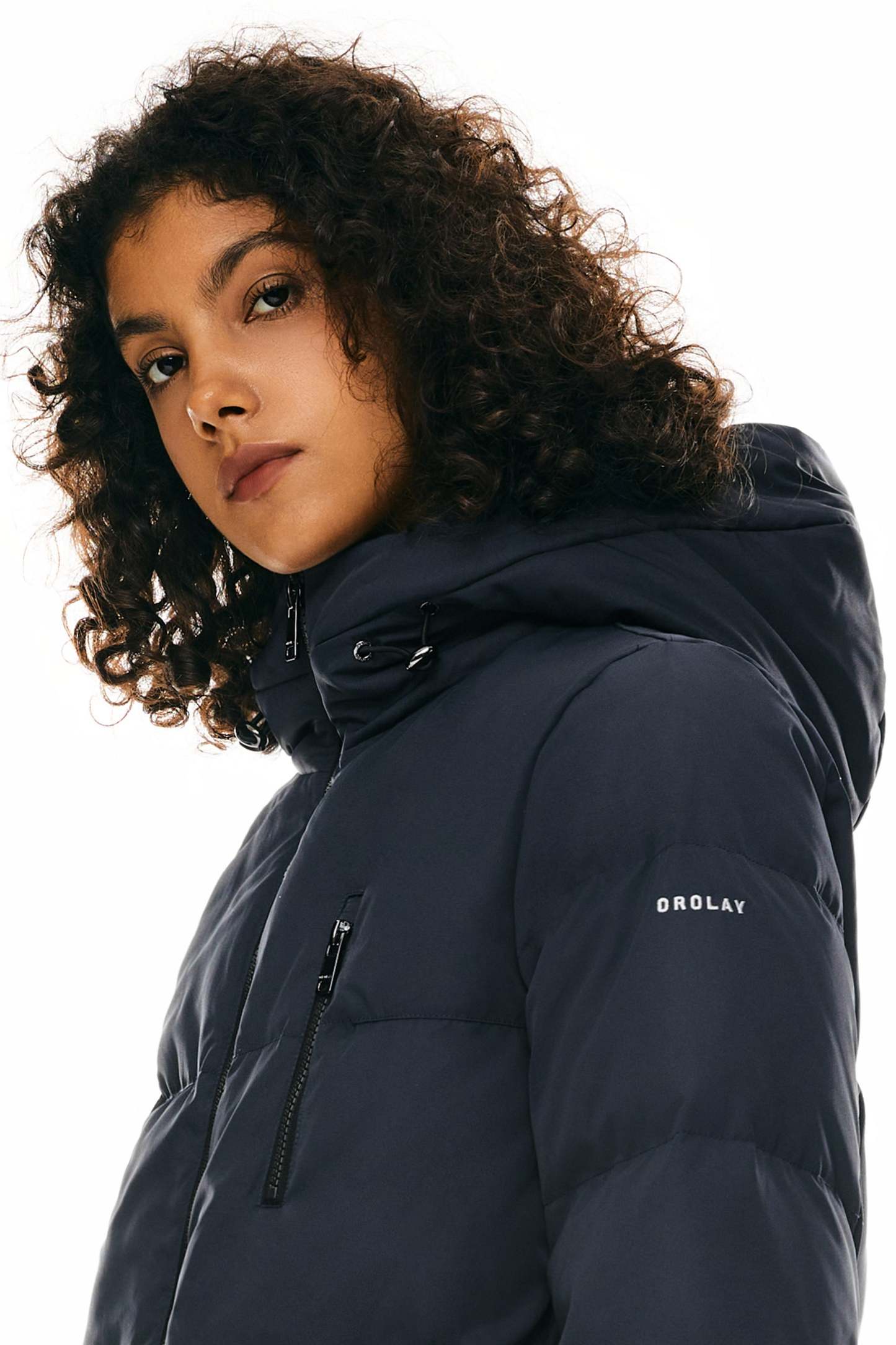 Two-Way Zipper Hooded Down Puffer Jacket