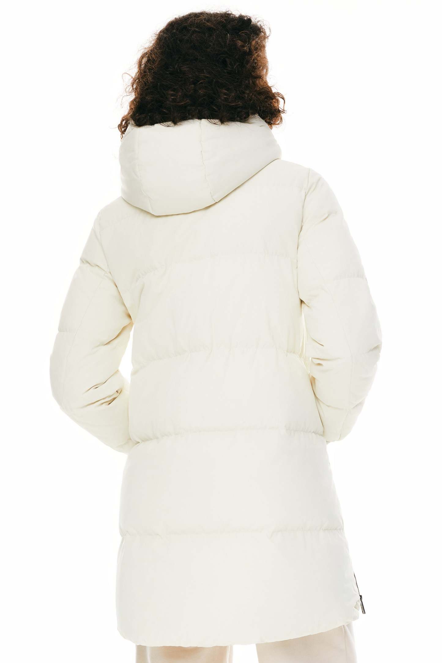 Two-Way Zipper Hooded Down Puffer Jacket