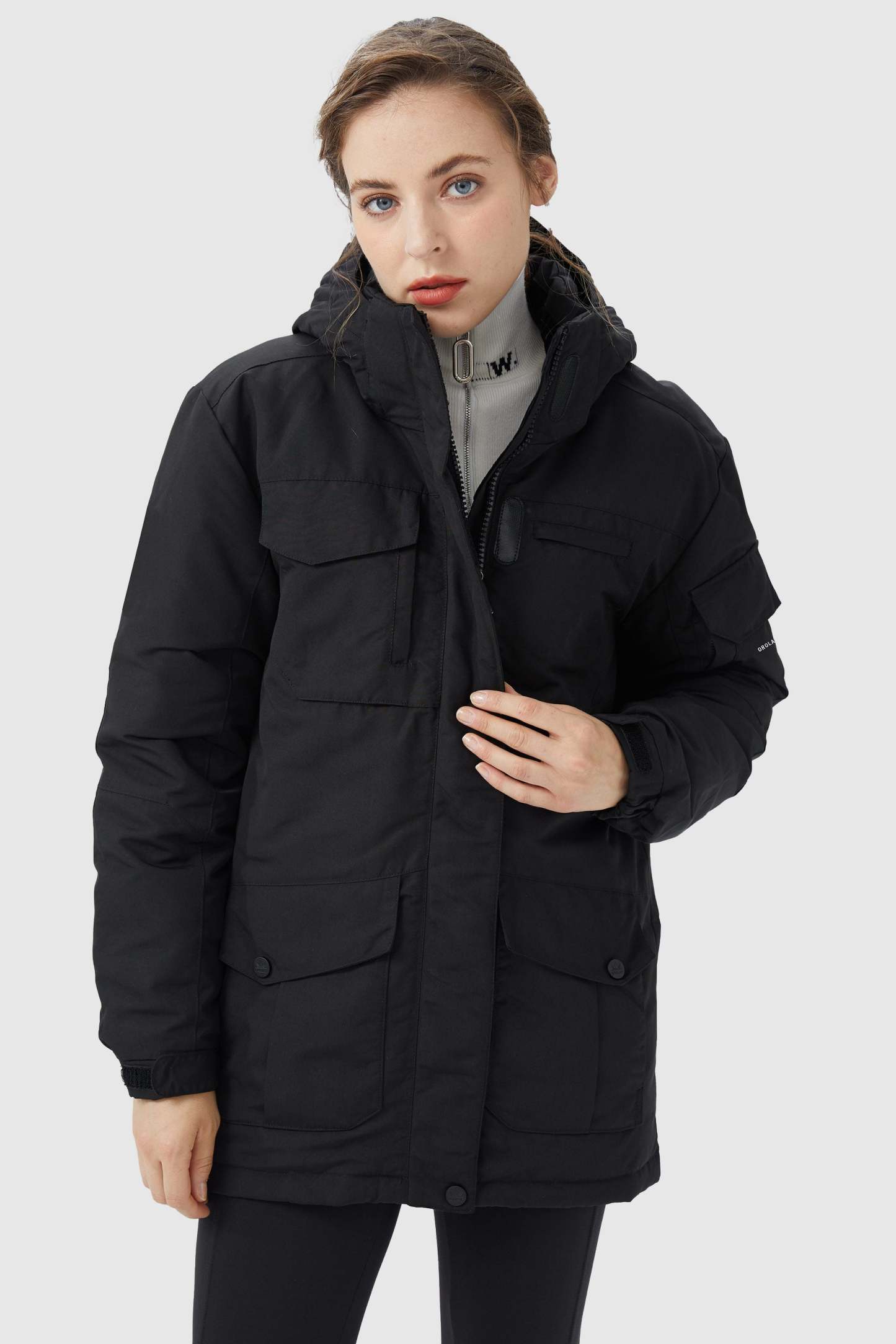 Warm Multiple Pockets Parka Down Jacket
