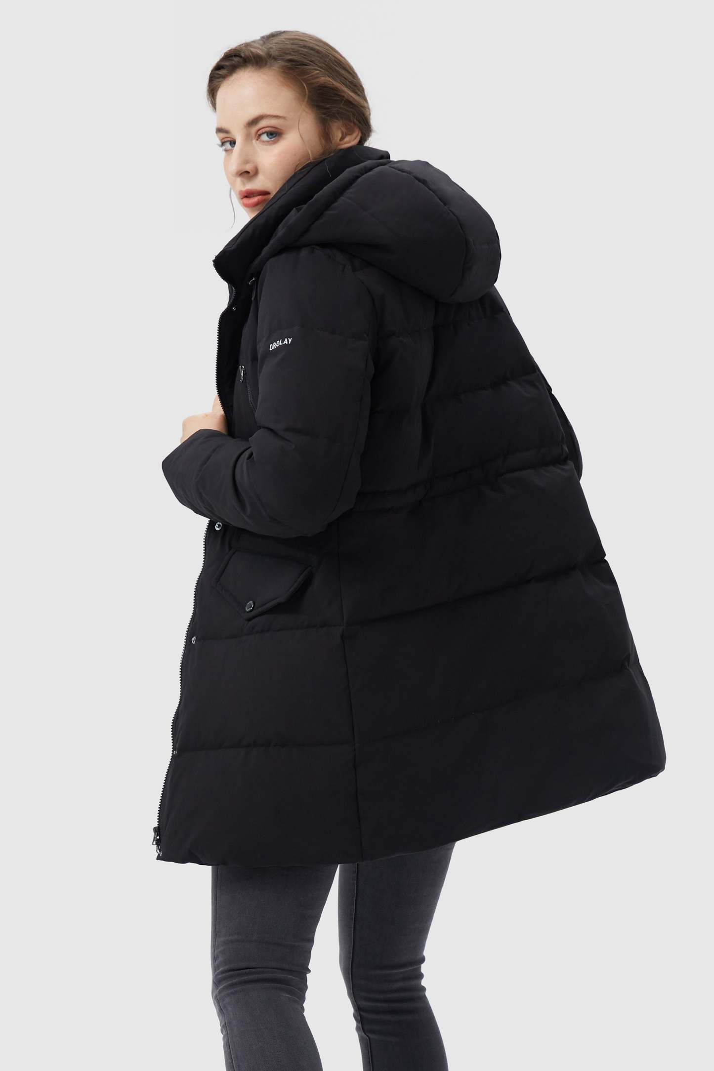 Waterproof Thickened Down Jacket with Hood