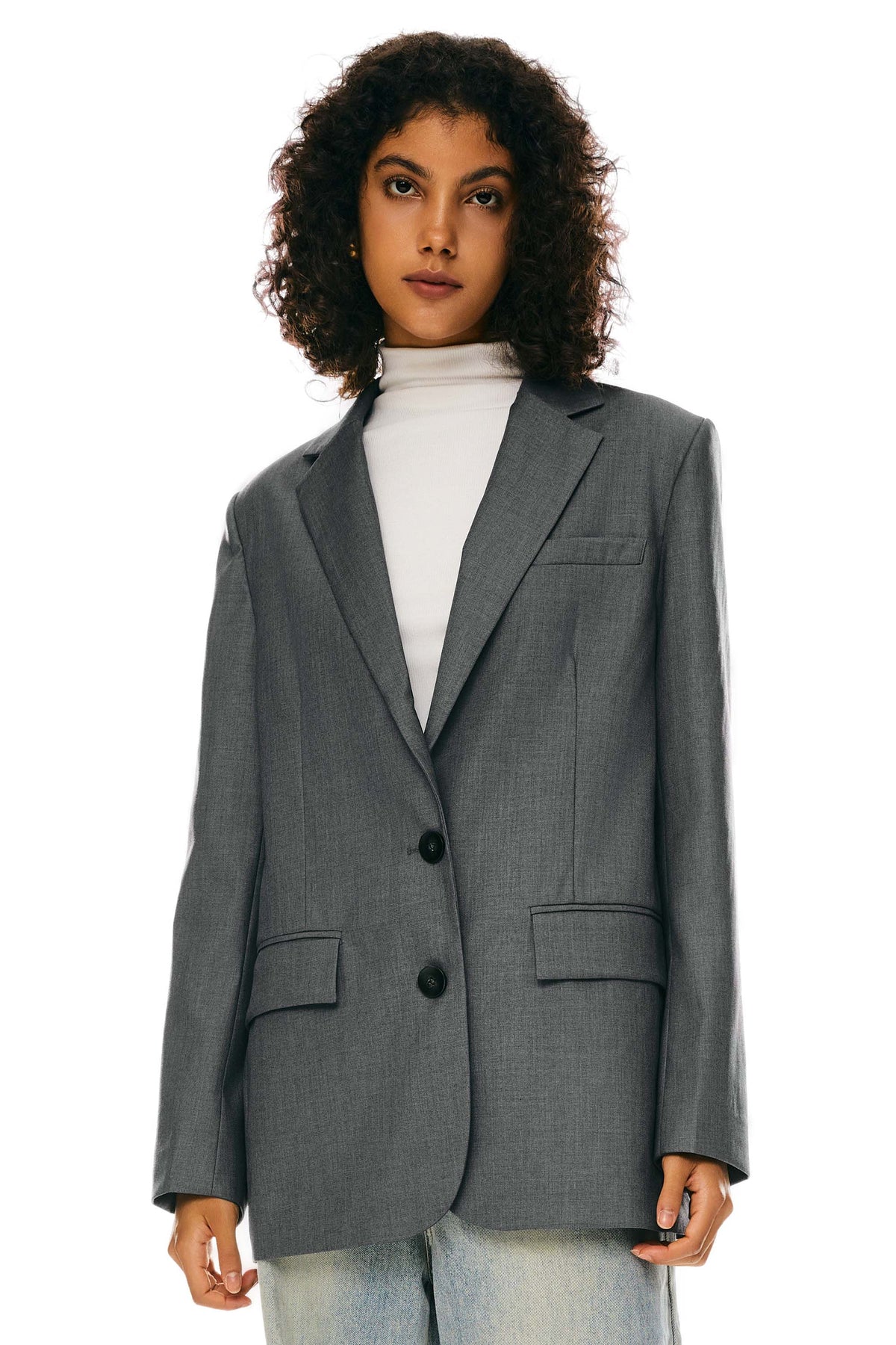 Long Sleeve Work Blazer Casual Business