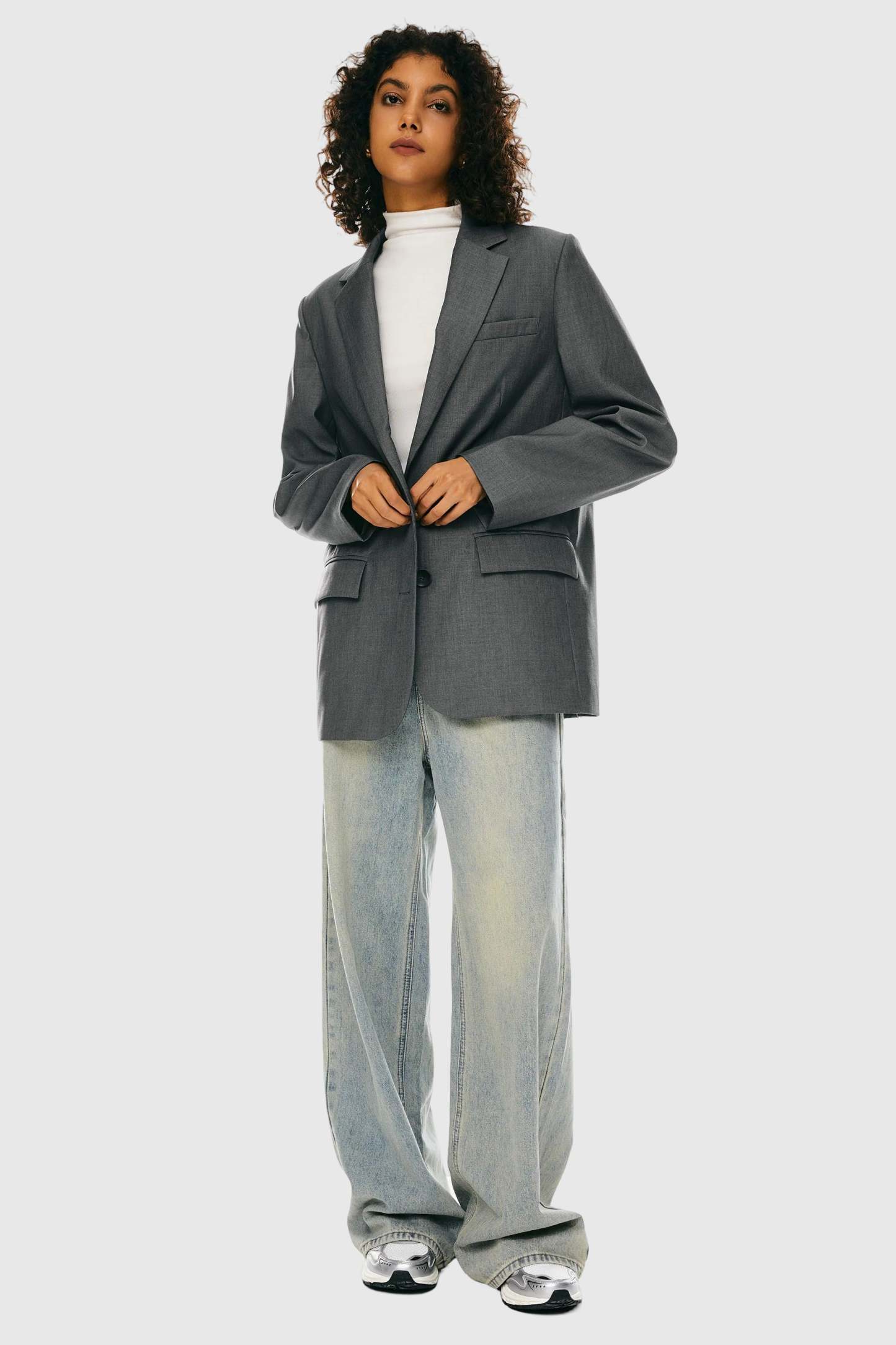 Long Sleeve Work Blazer Casual Business