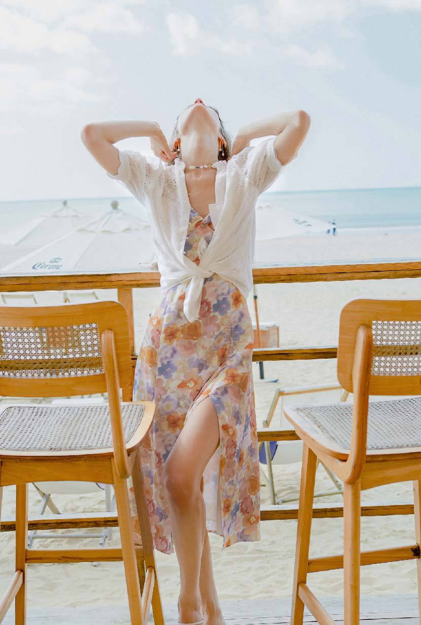 Neesha Dress - Watercolor