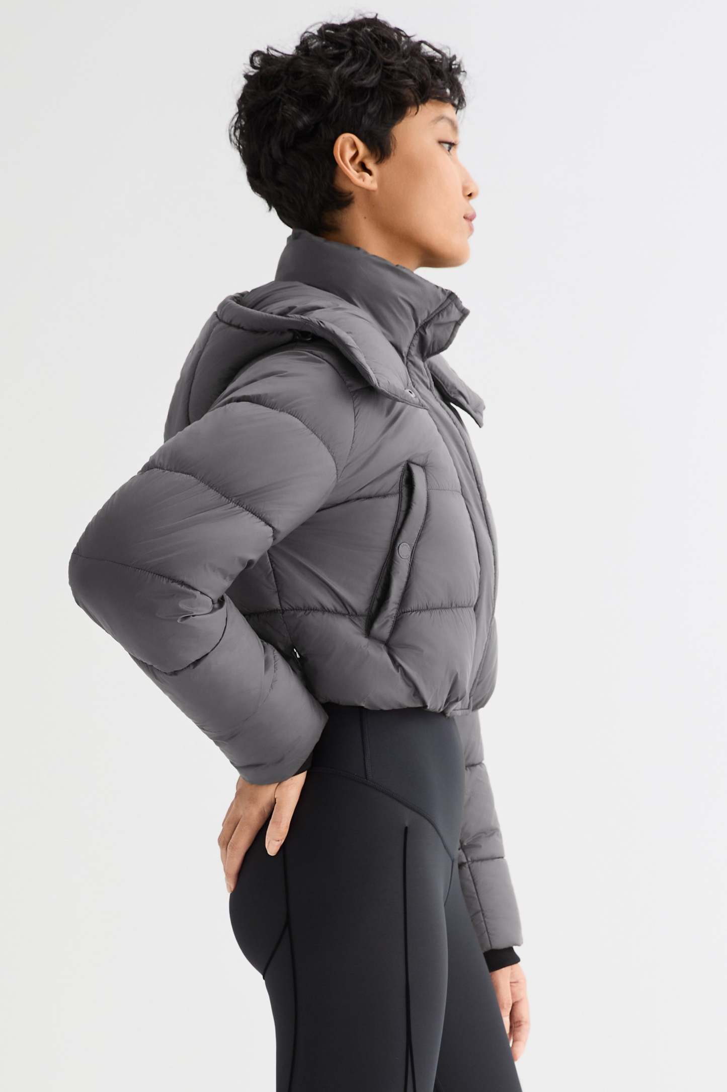 Urban Essential Cropped Lyrella Puffer Jacket