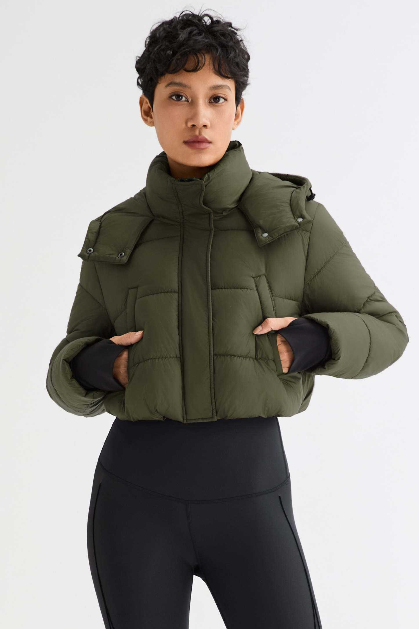 Urban Essential Cropped Lyrella Puffer Jacket