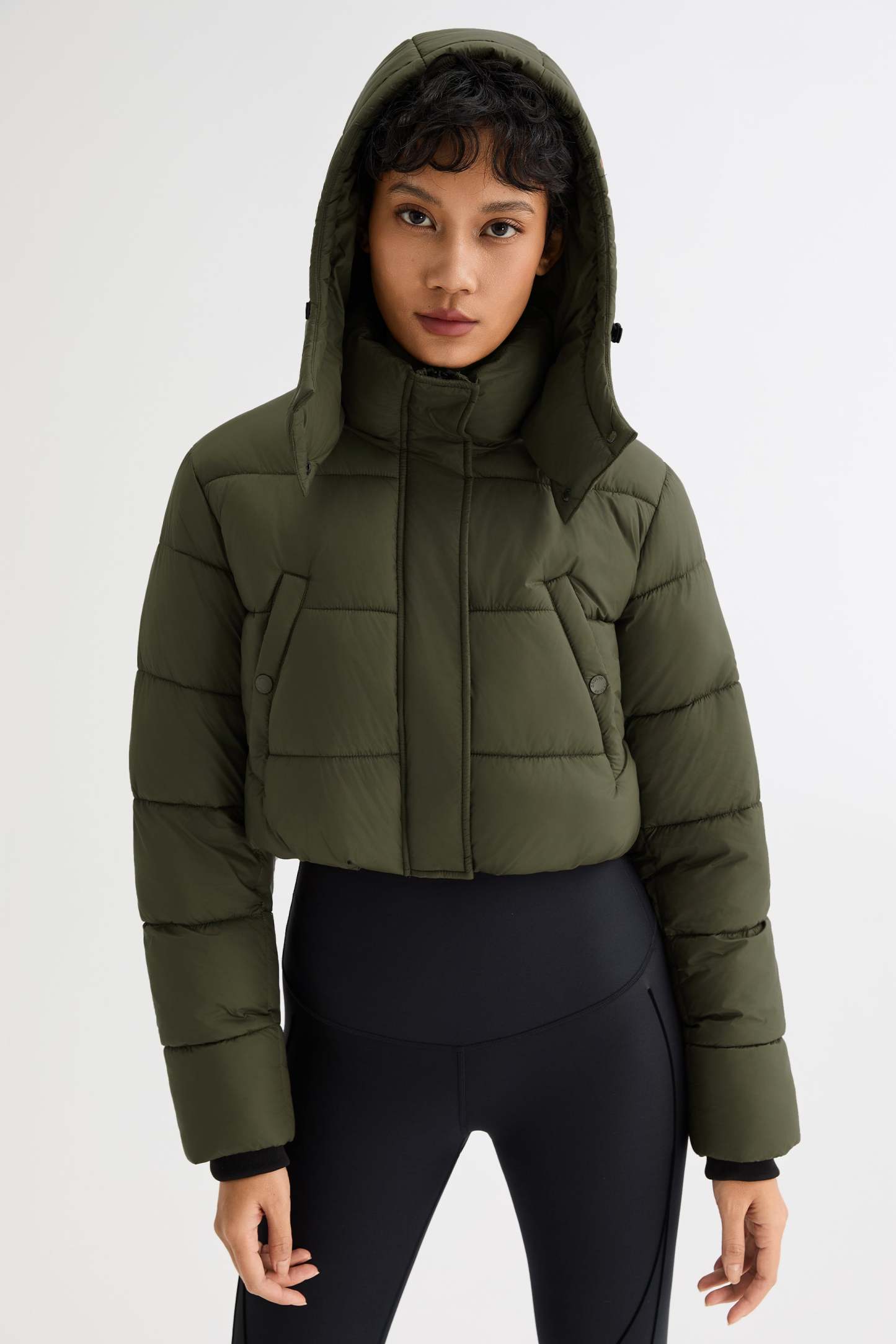 Urban Essential Cropped Lyrella Puffer Jacket
