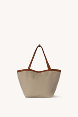 Park Tote Three Canvas Bag in Cotton and Leather