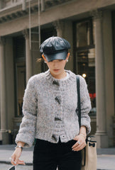 Colt Wool Cardigan - Grey