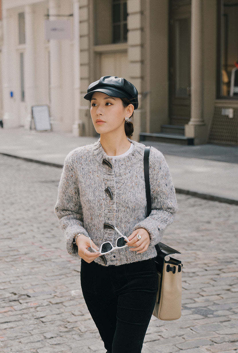 Colt Wool Cardigan - Grey