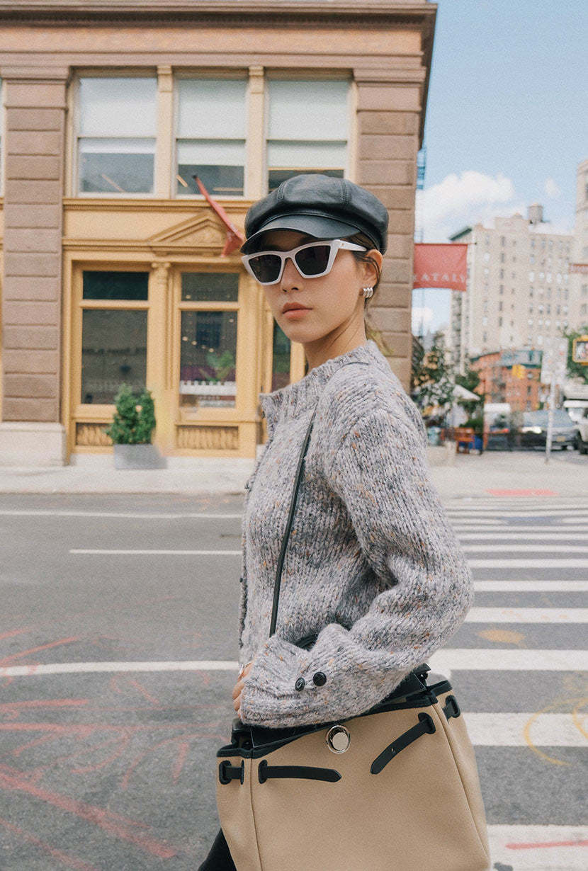 Colt Wool Cardigan - Grey