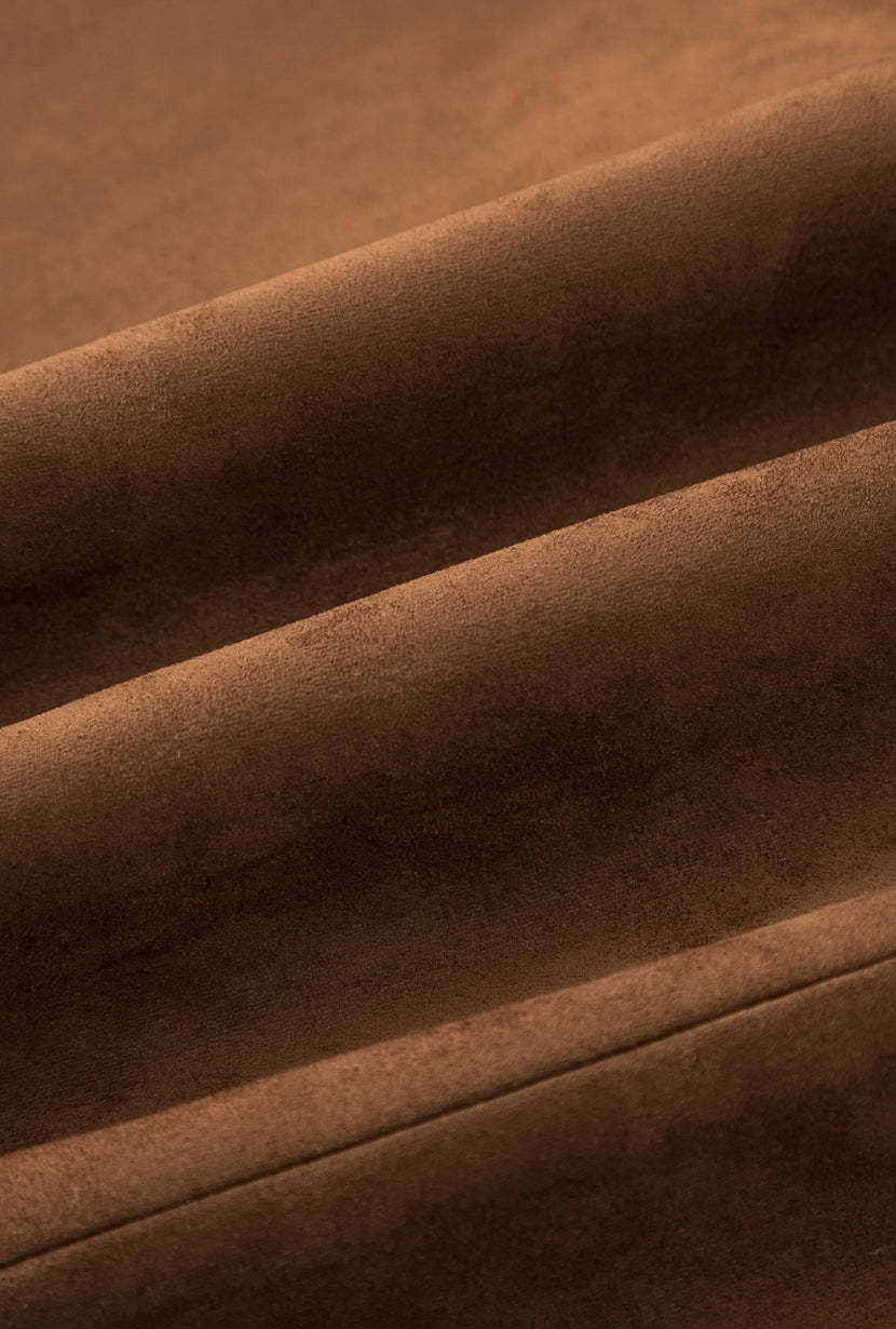 Ashton Mini Suede Skirt - Caramel