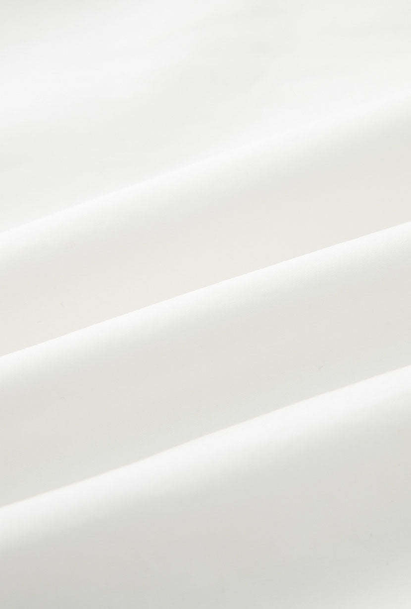 Miles Cotton Midi Dress - White