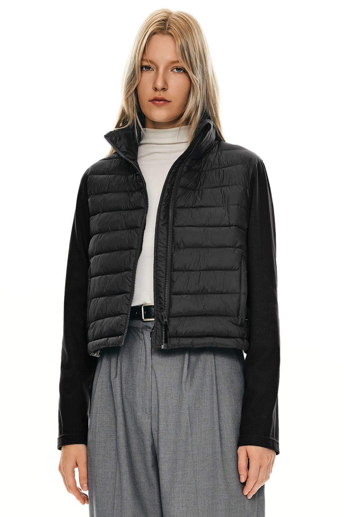 Lightweight Jacket Quilted Puffer Hybrid Breathable