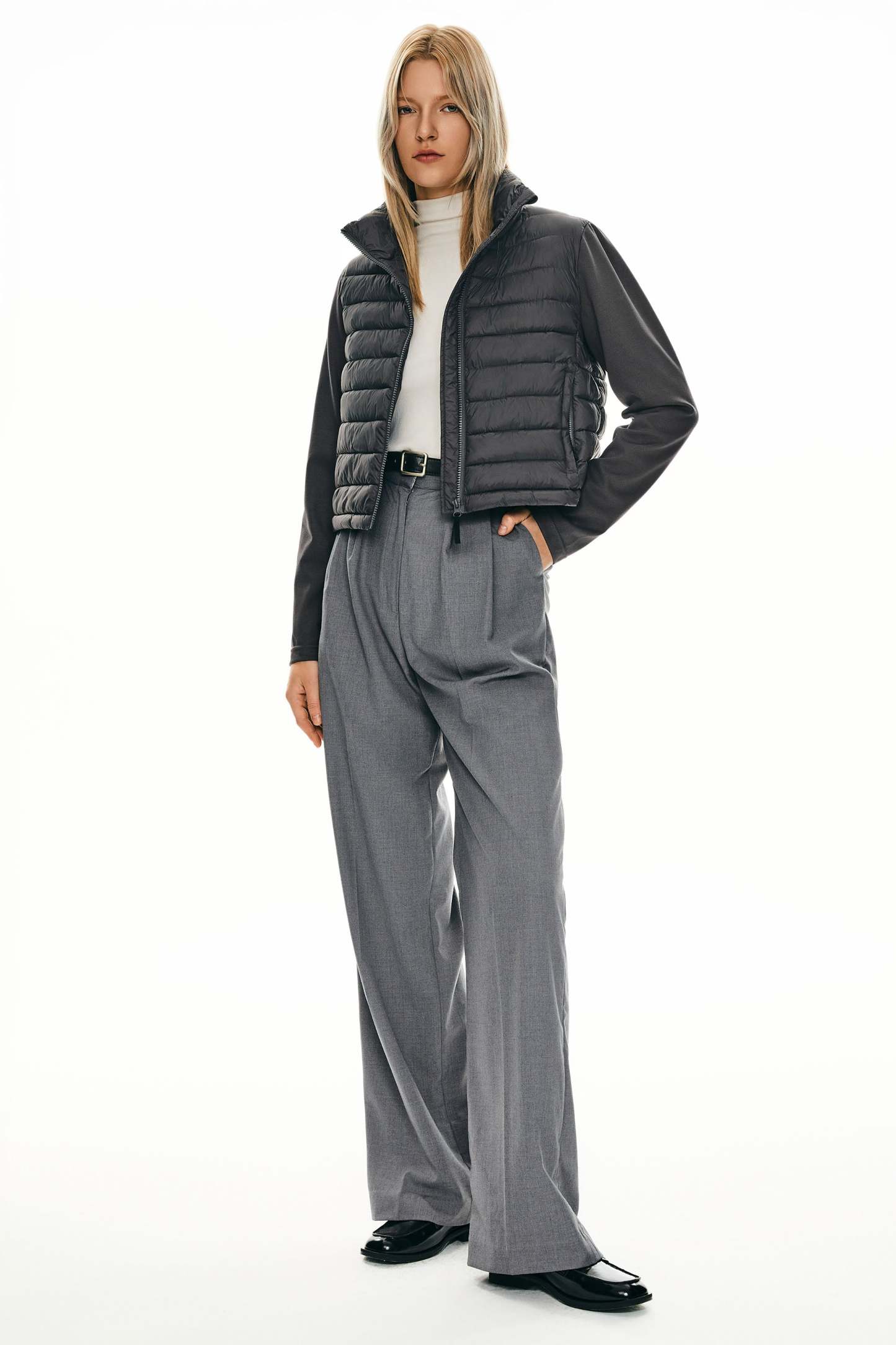 Lightweight Jacket Quilted Puffer Hybrid Breathable